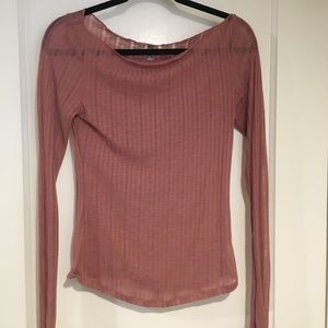 Free People Scoop Neck Layering Tee